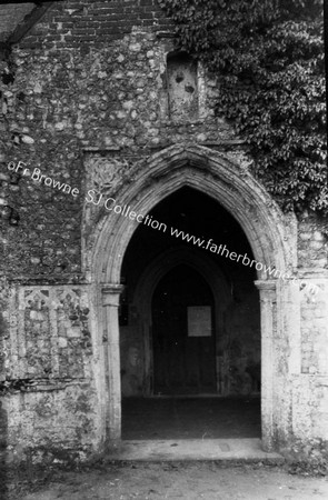 CHURCH OF S.MARY N.PORCH DOOR